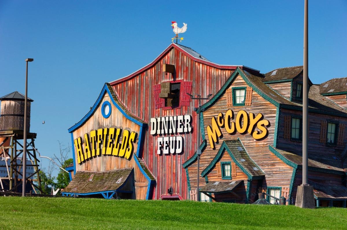 Picture of the outside of Hatfield & McCoy Dinner Feud in Pigeon Forge, TN.